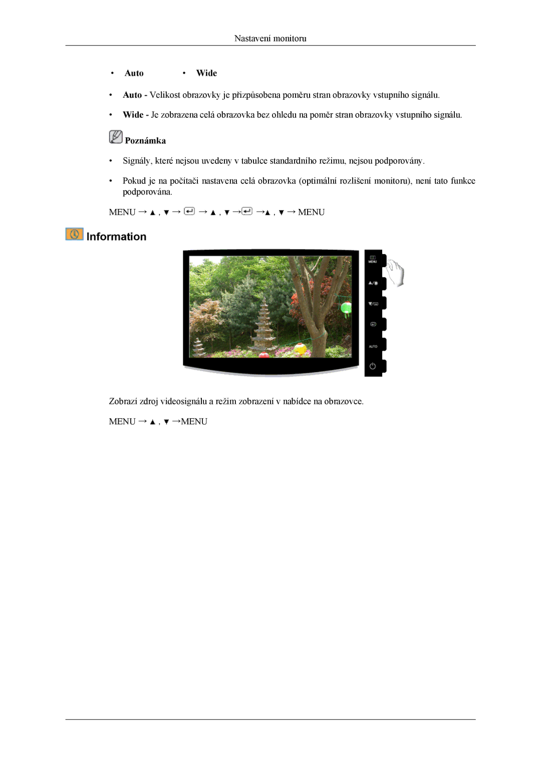 Samsung LS19CMYKFNA/EN, LS19CMYKF/EN manual Information, Auto Wide 