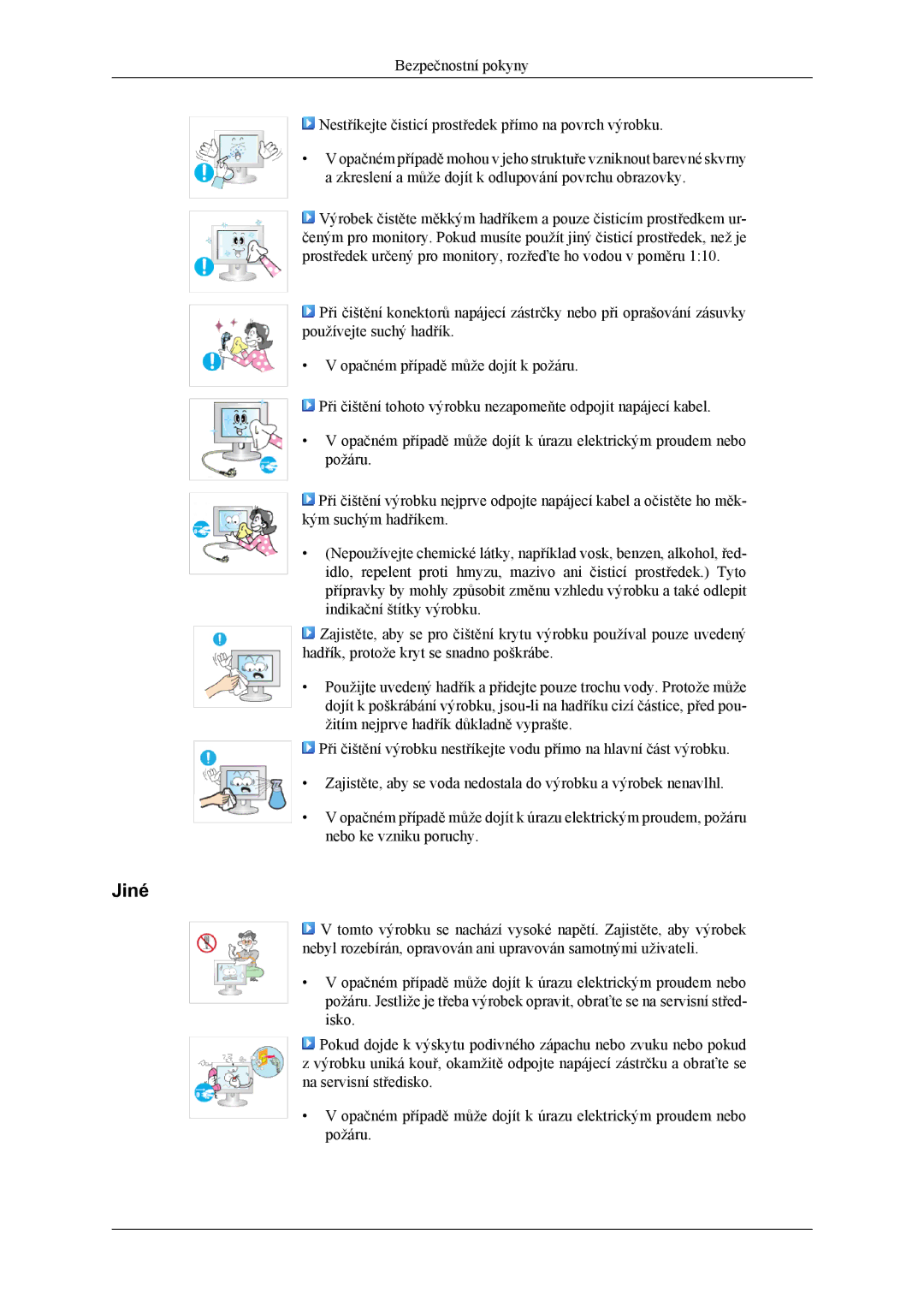 Samsung LS19CMYKF/EN, LS19CMYKFNA/EN manual Jiné 