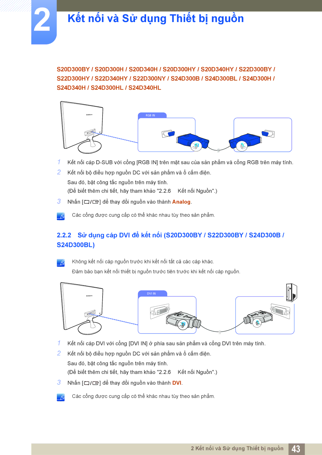 Samsung LS22D300NY/XV, LS19D300NYMXV, LS20D300HYMXV, LS24D300HL/XV manual Dvi 