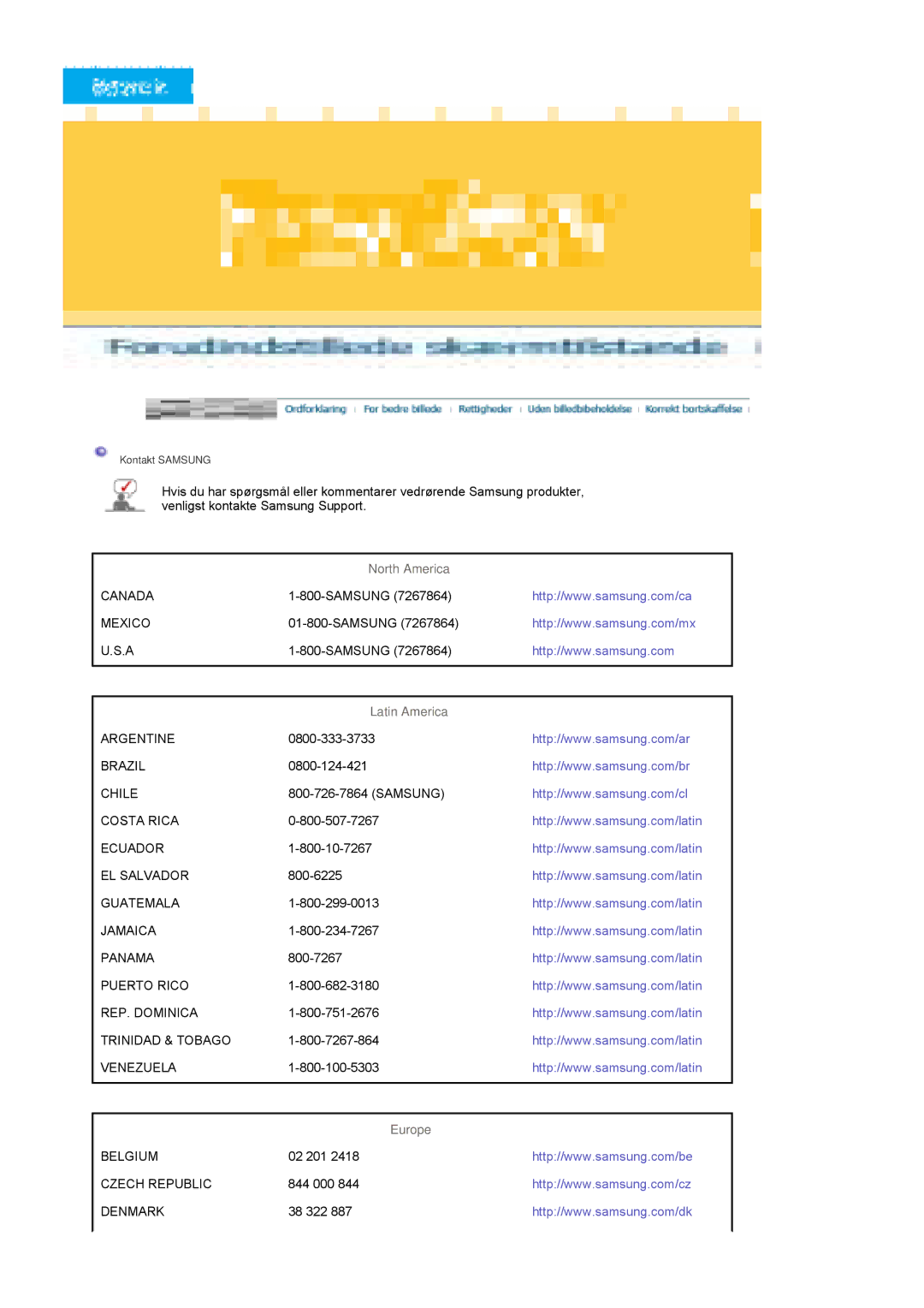 Samsung LS19DOASS/EDC, LS17DOASS/EDC manual North America, Latin America, Europe 