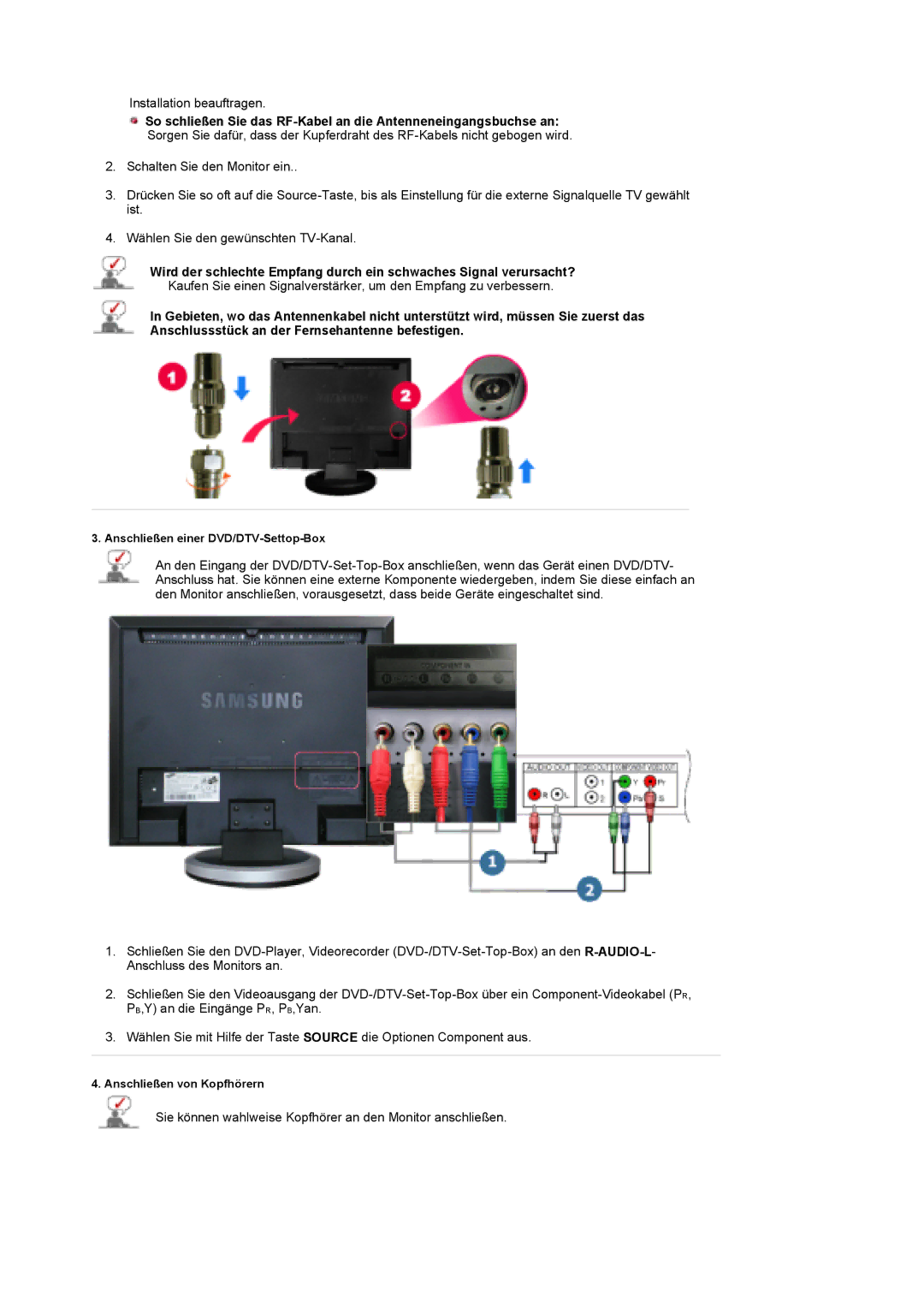 Samsung LS19DOWSSZ/EDC, LS19DOCSS/EDC, LS19DOWSS/EDC manual Installation beauftragen 