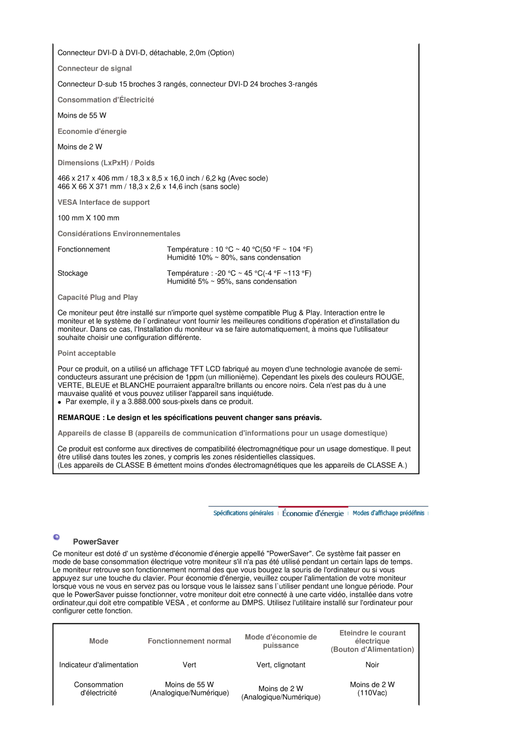 Samsung LS19DOCSSK/EDC manual PowerSaver 