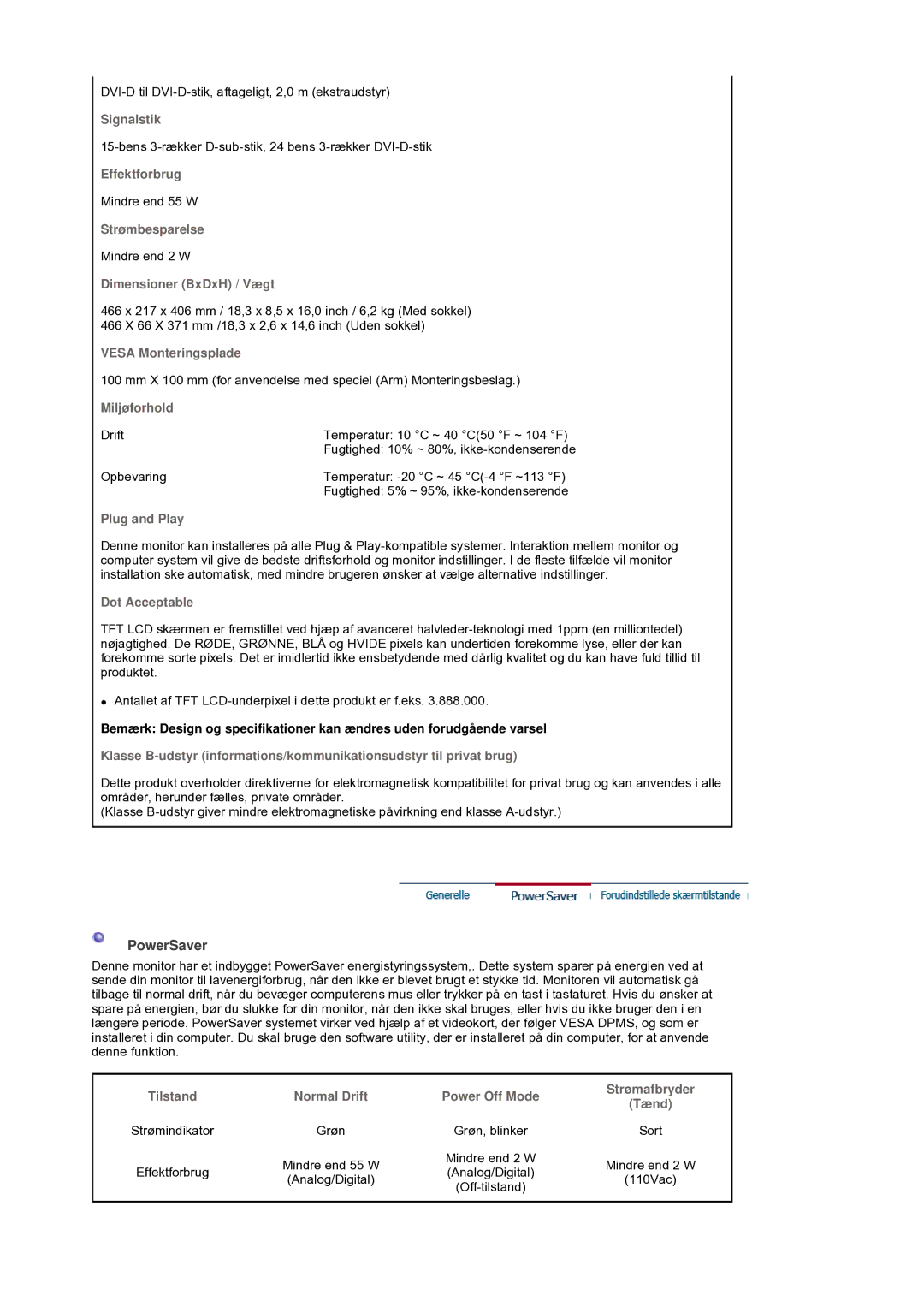 Samsung LS19DOCSSK/EDC manual PowerSaver 