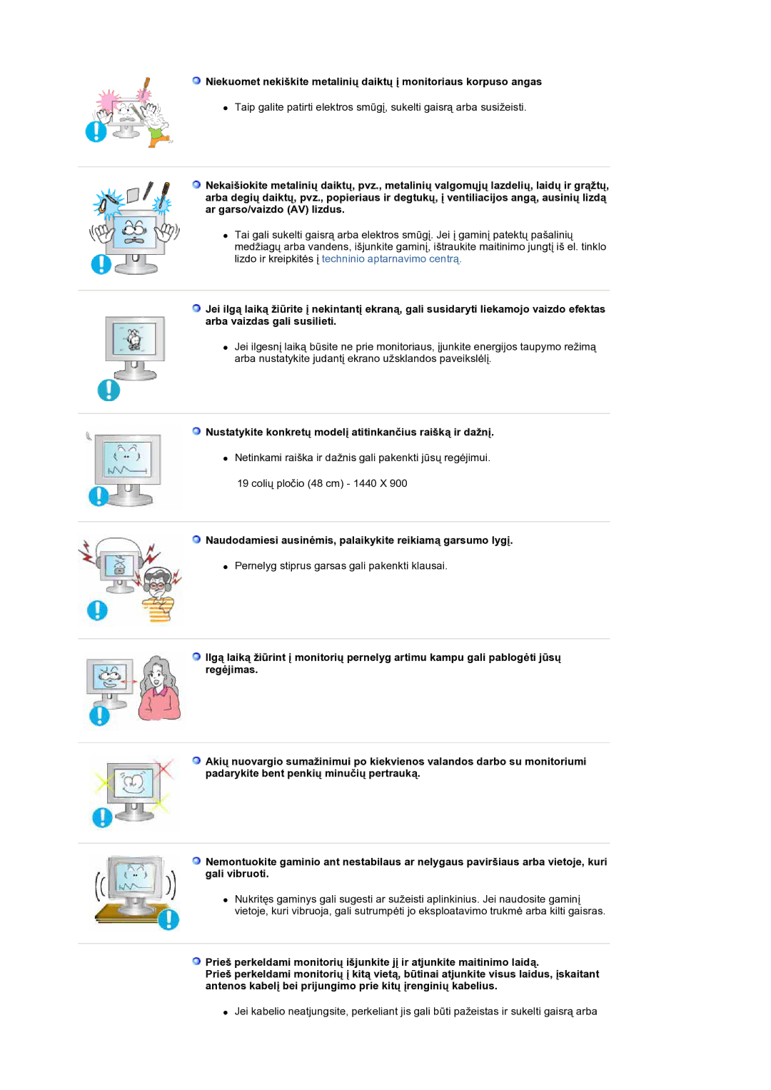 Samsung LS19DOCSSK/EDC manual Nustatykite konkretų modelį atitinkančius raišką ir dažnį 