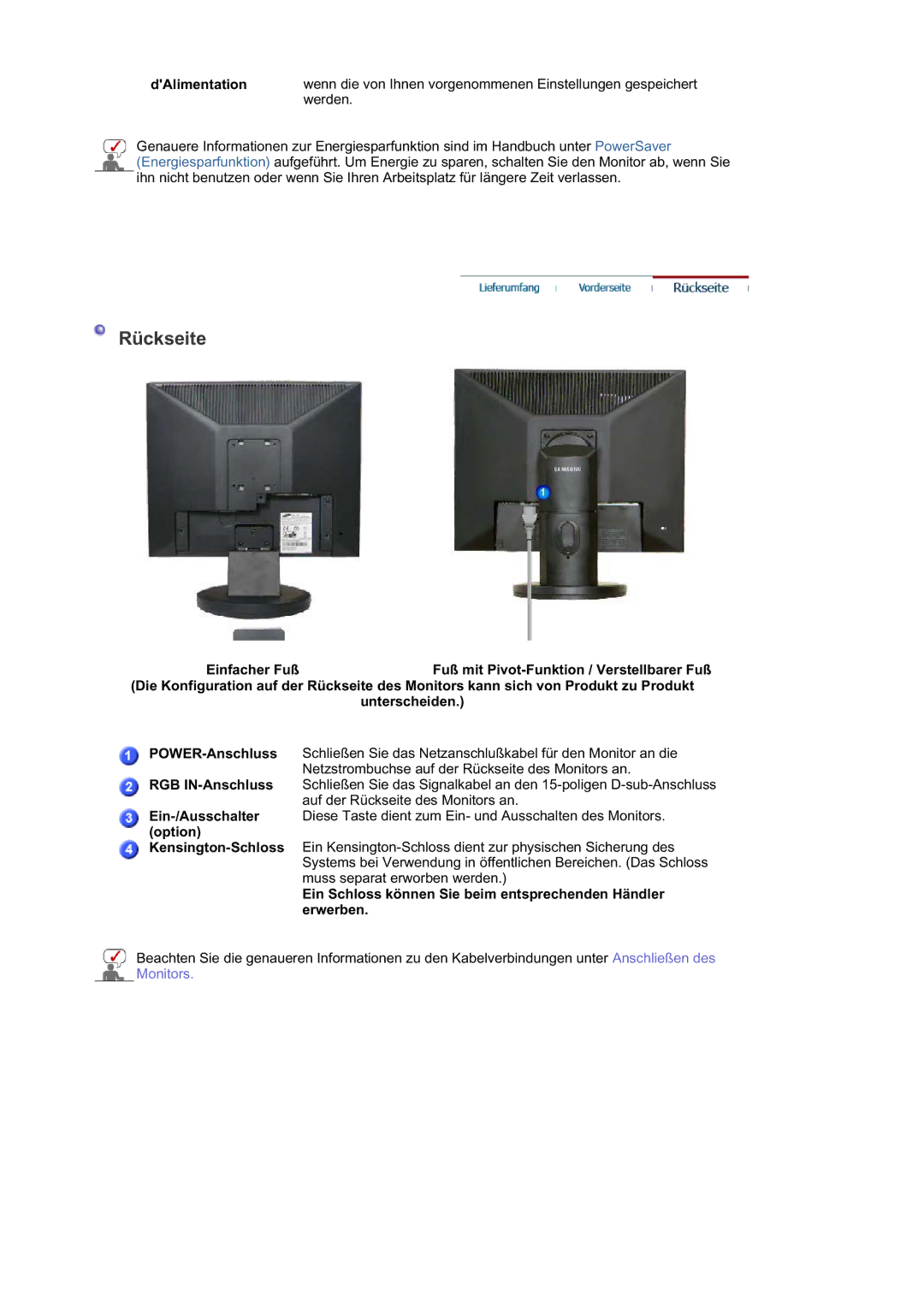 Samsung LS17HAAEB/EDC, LS19HABTS7/EDC, LS17HABTS7/EDC manual Wenn die von Ihnen vorgenommenen Einstellungen gespeichert 