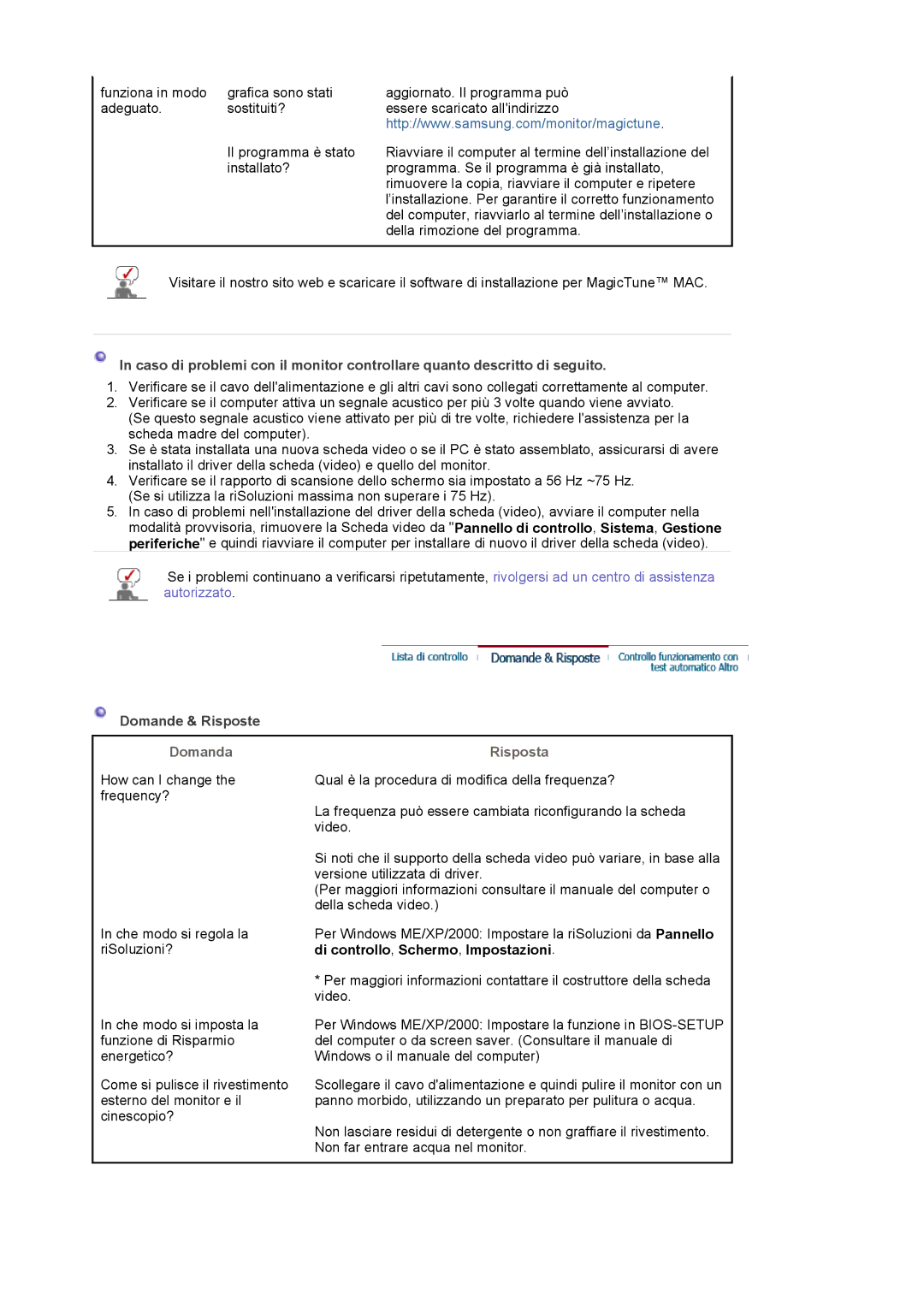 Samsung LS19HAKCSQ/EDC manual Domande & Risposte, Domanda, Risposta 