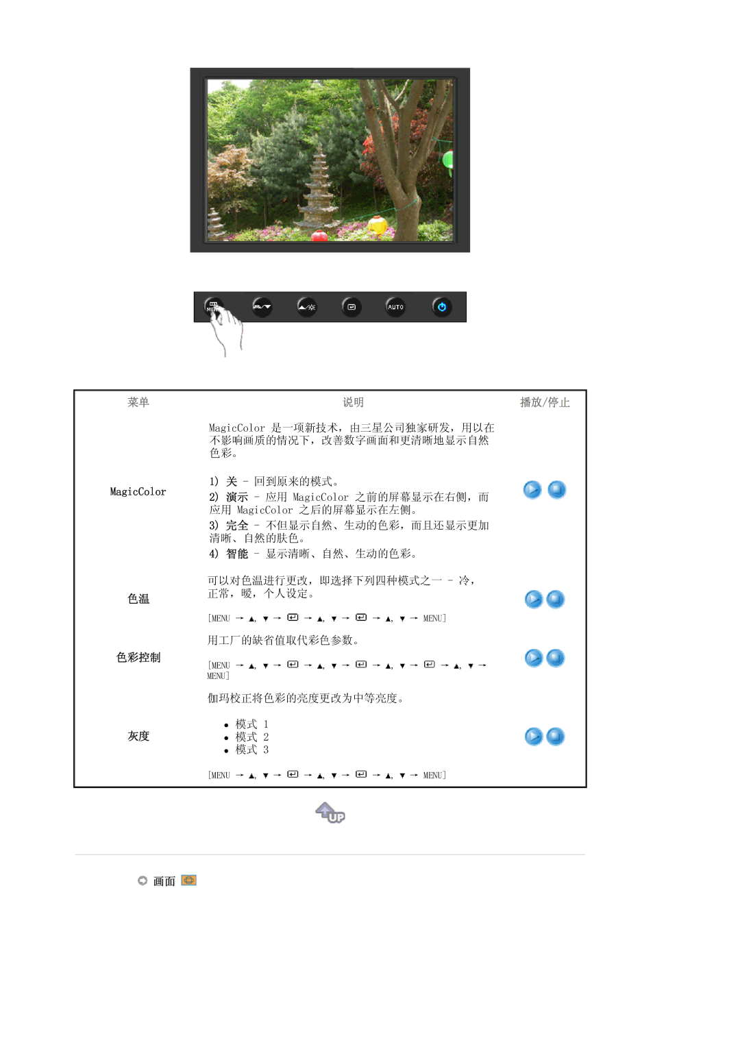 Samsung LS19HAKCSQ/EDC manual MagicColor 色彩控制 