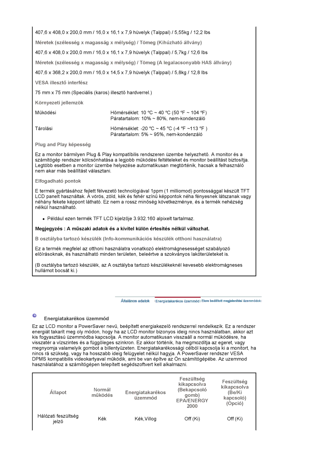 Samsung LS19HALKSY/EDC, LS17HALKSY/EDC manual Epa/Energy 