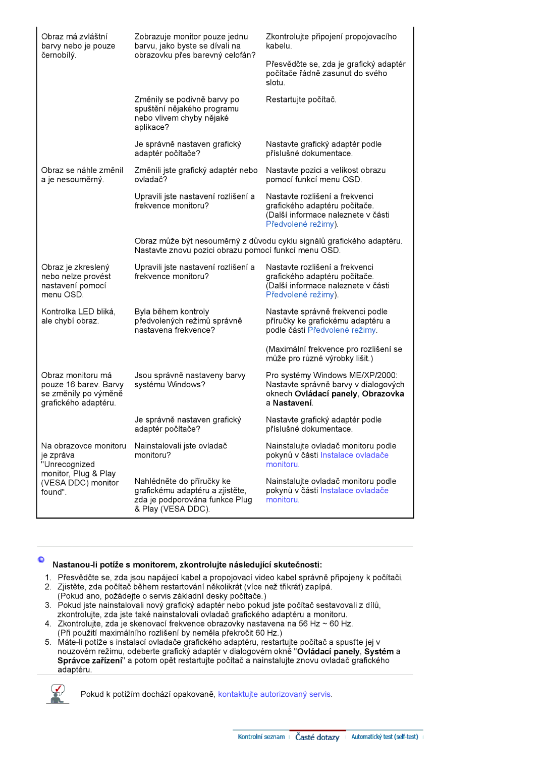 Samsung LS20HANKSHEDC, LS19HANKSHEDC, LS22HANKSUEDC manual Nastavení 