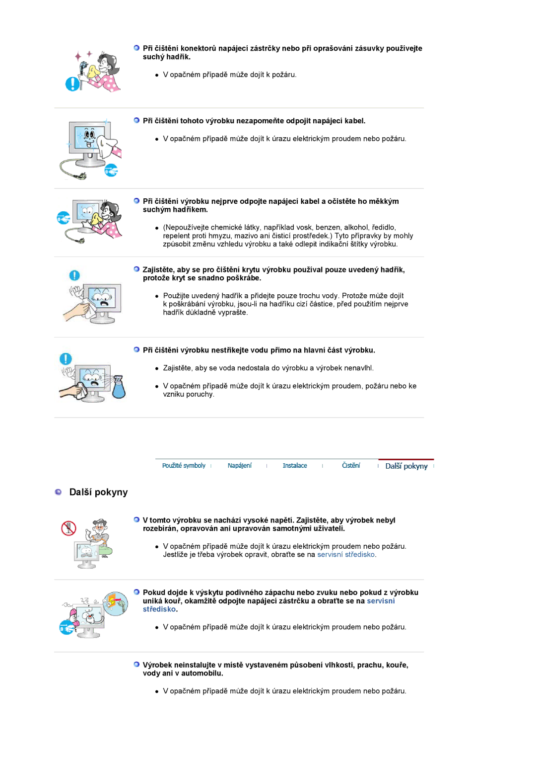 Samsung LS19HANKSHEDC, LS22HANKSUEDC, LS20HANKSHEDC manual Další pokyny 