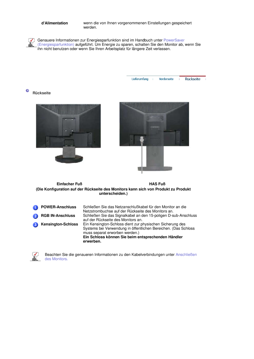 Samsung LS19HANSSB/EDC manual Werden 