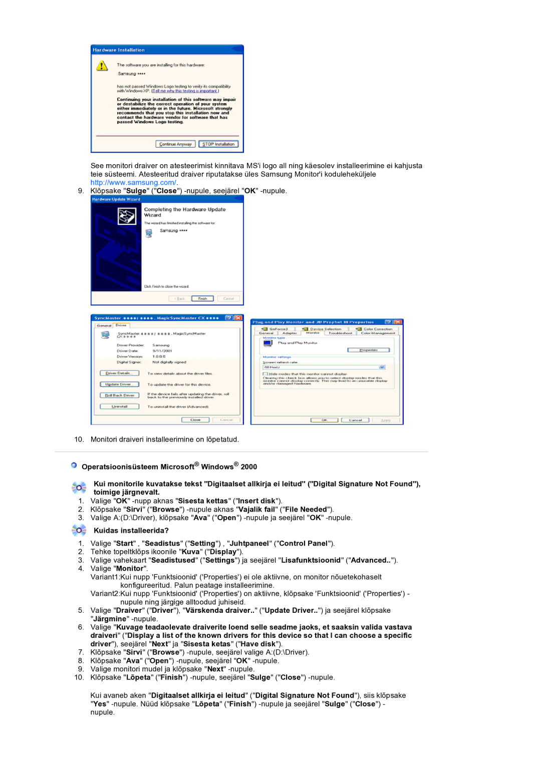 Samsung LS19HANSSB/EDC manual 