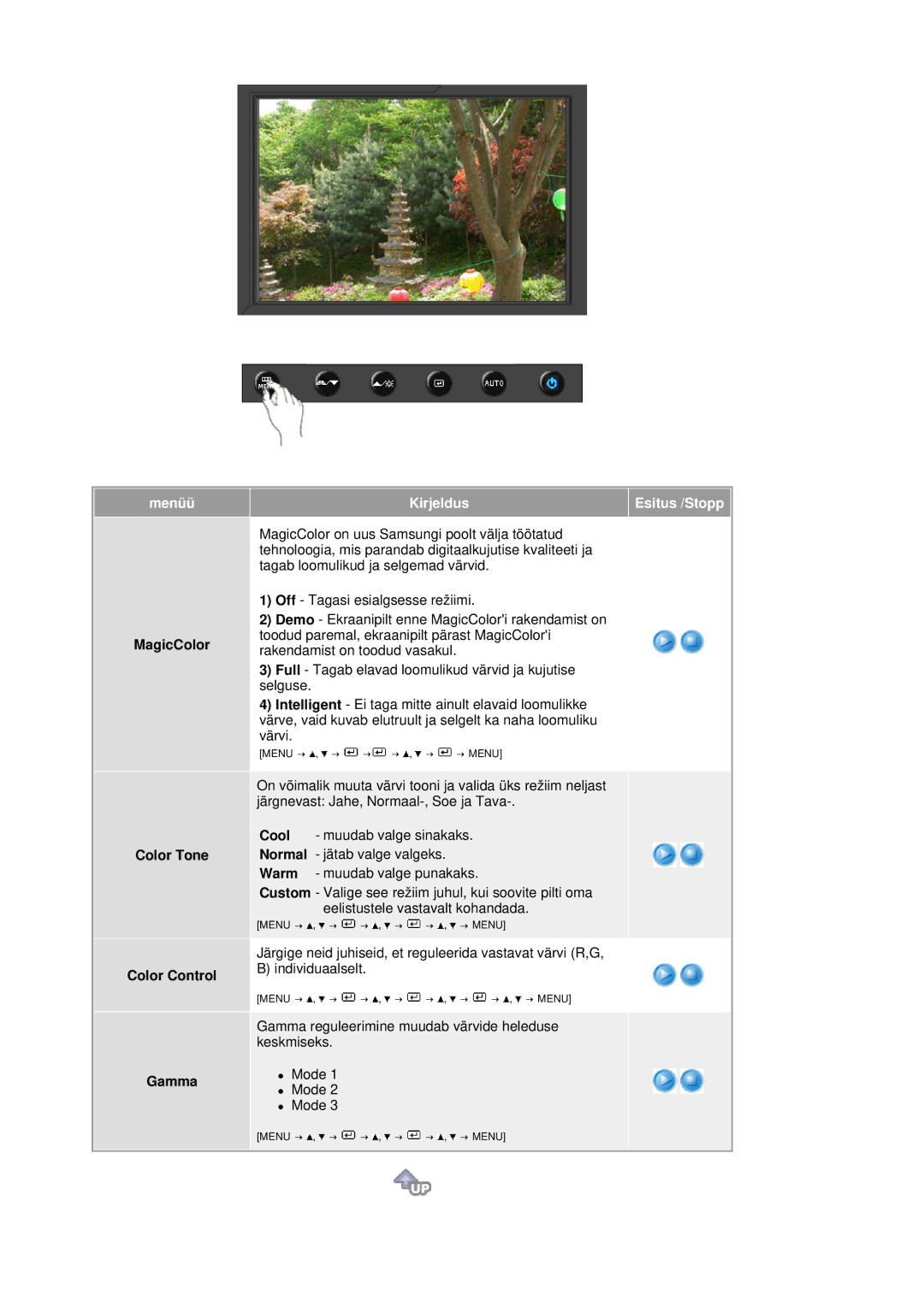 Samsung LS19HANSSB/EDC manual MagicColor Color Tone Color Control Gamma 