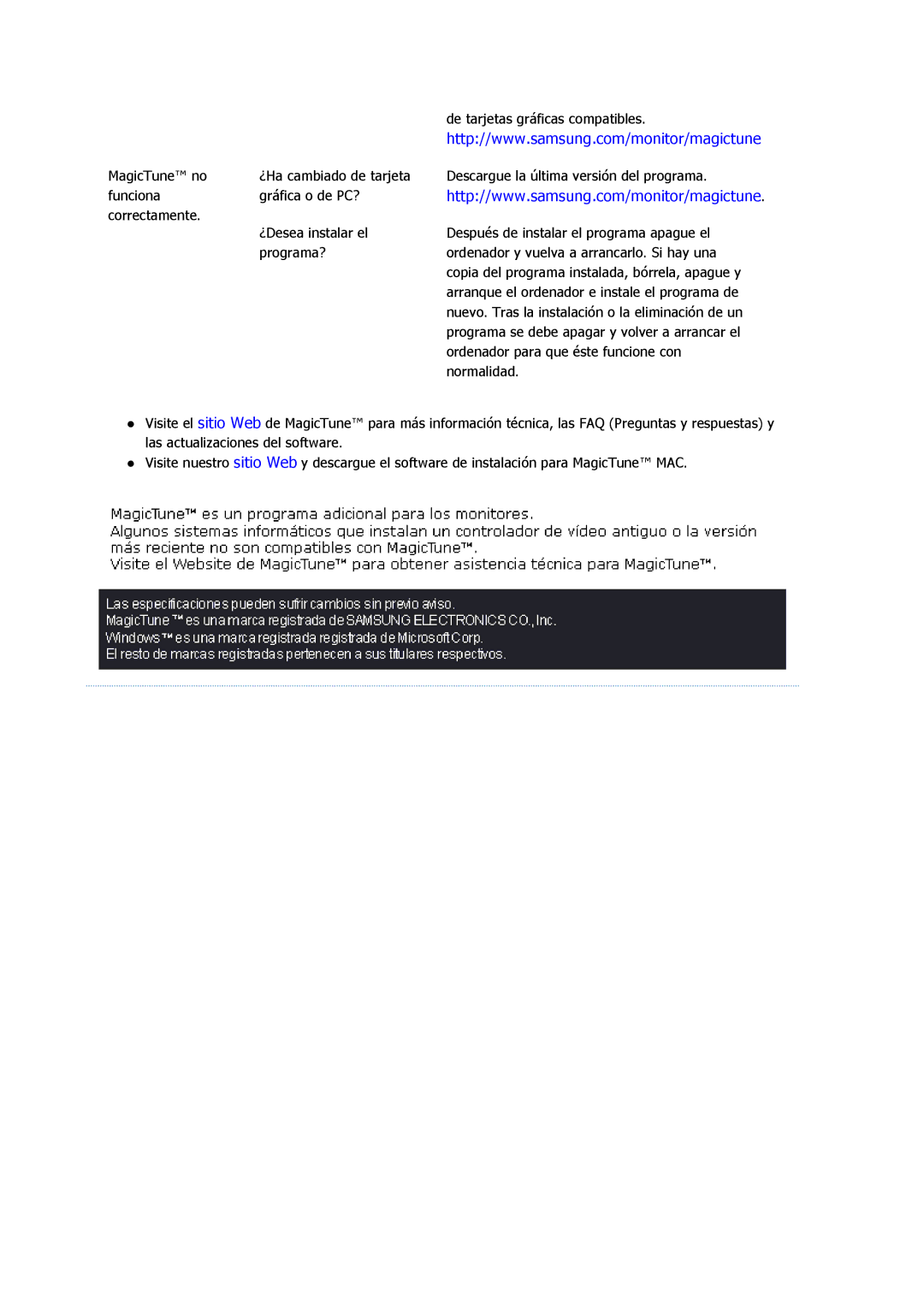 Samsung MJ19BSTSQ/EDC, LS19HATESH/EDC, LS19HALKSB/EDC, LS17HATTSQ/EDC, LS17HAHESQ/EDC manual De tarjetas gráficas compatibles 