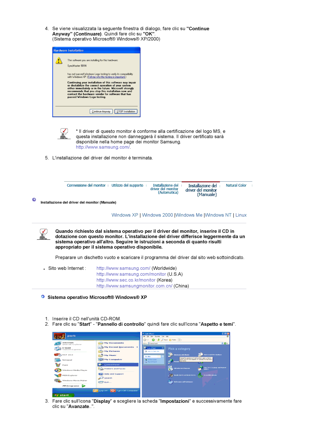 Samsung LS19HAWCBQ/XSE, LS19HAWCSH/EDC, LS19HAWCSQ/EDC, LS19HAWKSY/CLT manual Sistema operativo Microsoft Windows XP 