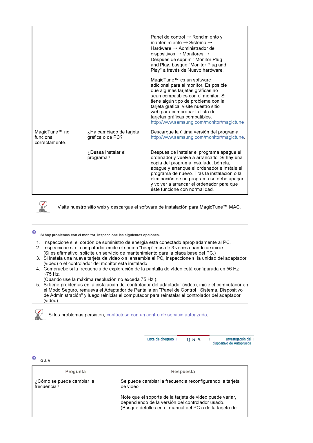 Samsung LS19HAWCSH/EDC, LS19HAWCSQ/EDC manual Pregunta, Respuesta 