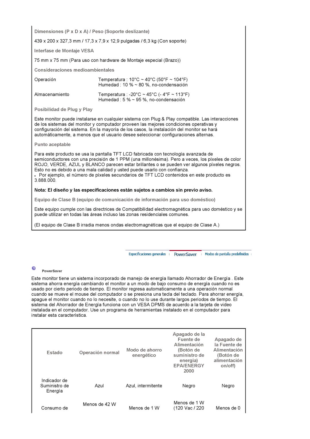 Samsung LS19HAWCSH/EDC, LS19HAWCSQ/EDC manual Epa/Energy 