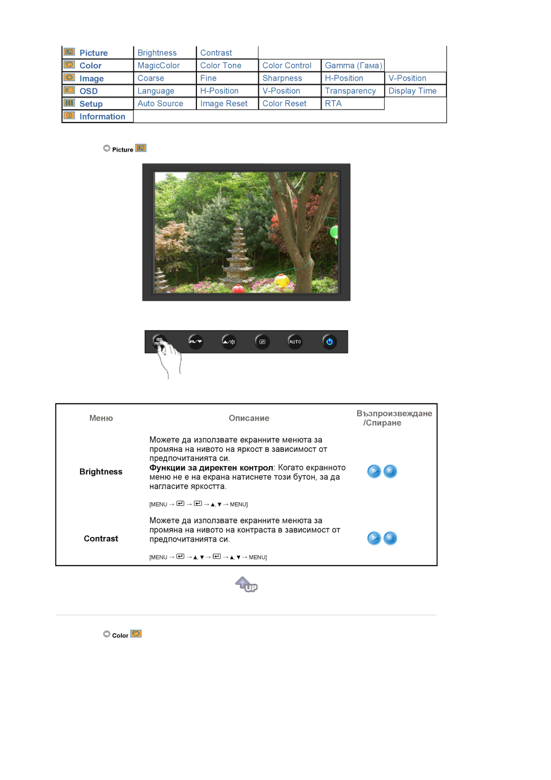 Samsung LS19HAWCSQ/EDC, LS19HAWCSH/EDC manual Osd, Brightness Contrast 