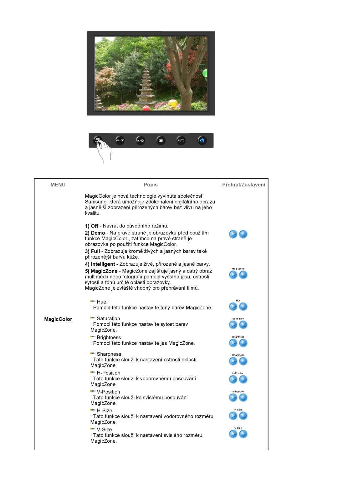 Samsung LS19HAWCSH/EDC manual MagicColor 