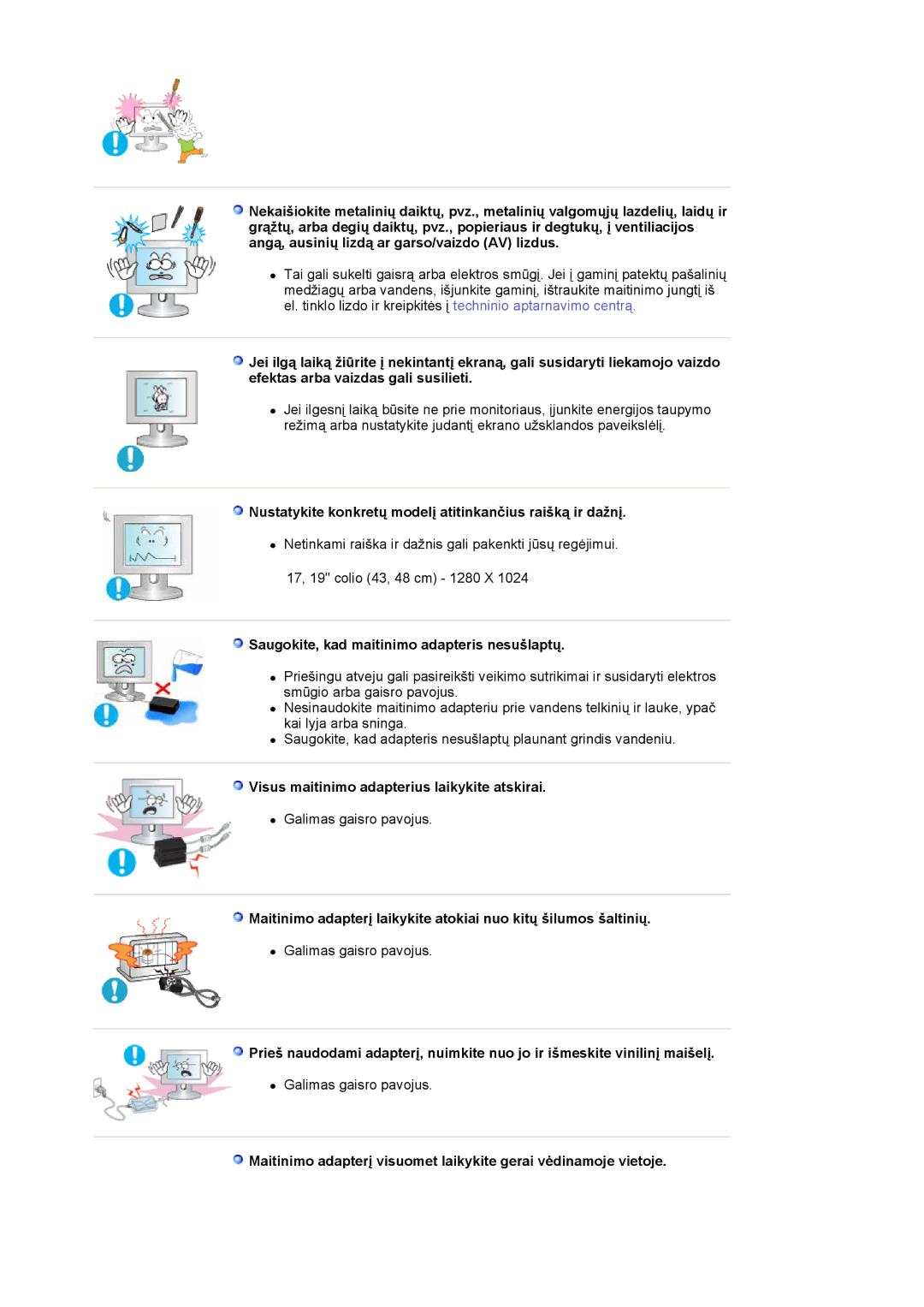 Samsung LS19HJDQFV/EDC, LS17HJDQHV/EDC, LS19HJDQHV/EDC manual Nustatykite konkretų modelį atitinkančius raišką ir dažnį 