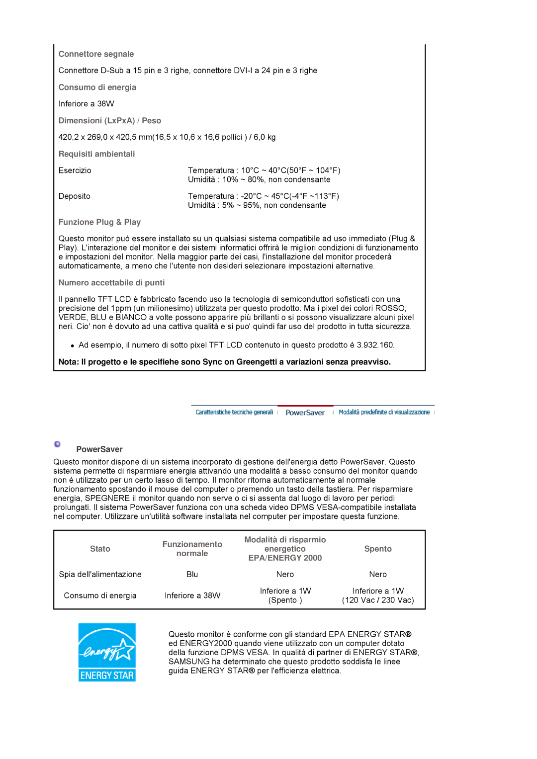 Samsung LS19HJDQHK/EDC, LS19HJDQFK/EDC manual Epa/Energy 