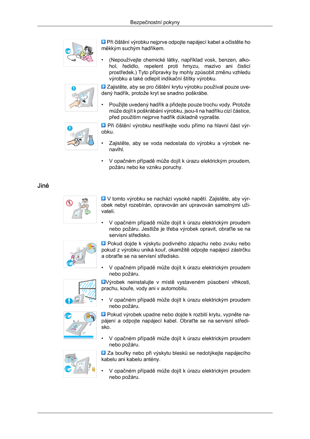 Samsung LS19LFYGF/EN manual Jiné 