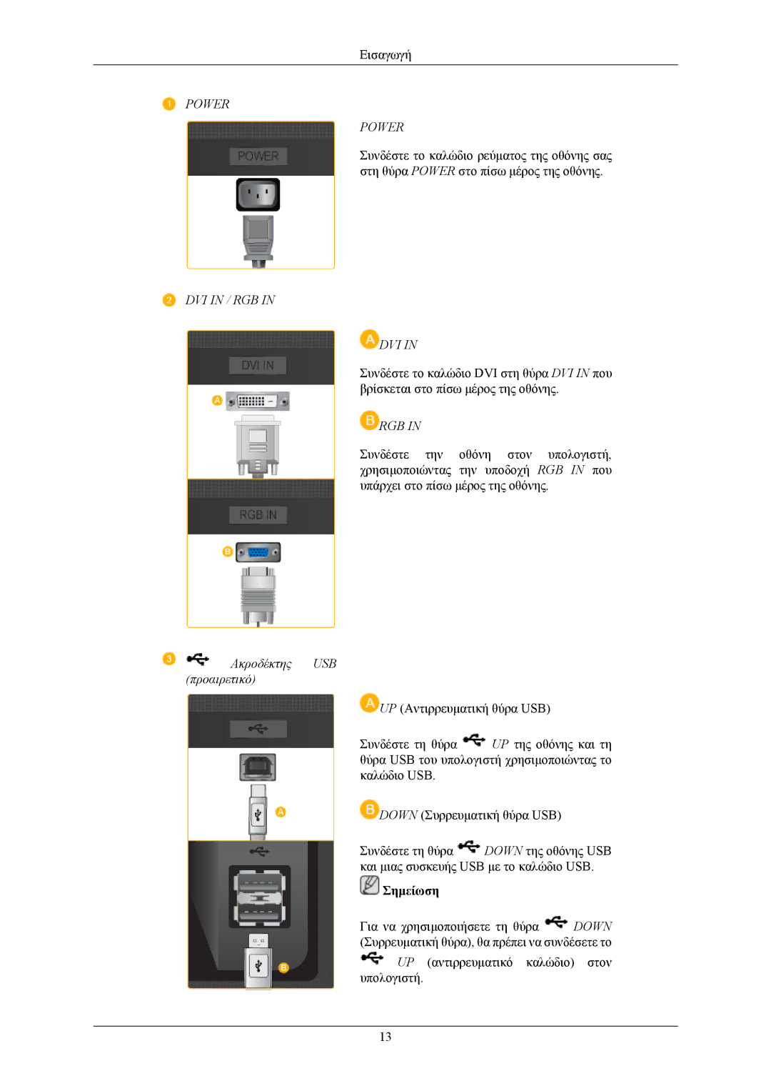 Samsung LS19LIUKFV/EN manual Power 