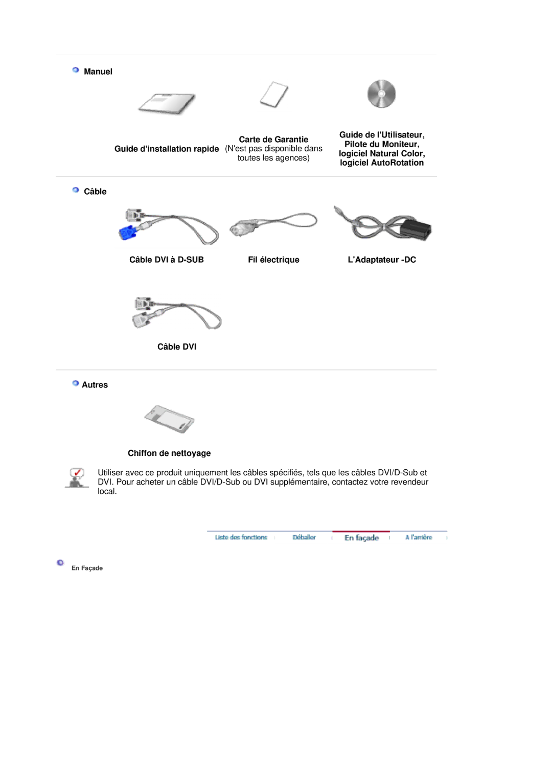 Samsung LS19MBPXFV/EDC, LS19MBXXFV/EDC, LS19MBPXHV/EDC, LS19MBXXHV/EDC manual Logiciel Natural Color, Logiciel AutoRotation 