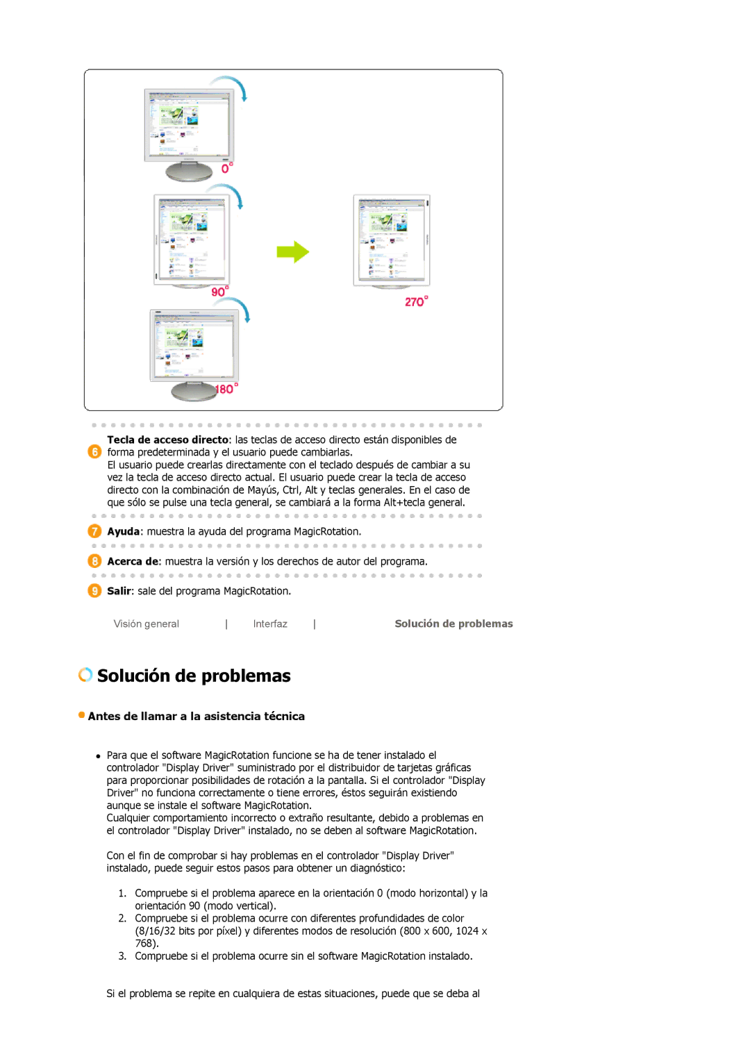 Samsung LS19MBXXFV/EDC, LS19MBPXFV/EDC, LS19MBPXHV/EDC, LS19MBXXHV/EDC manual Antes de llamar a la asistencia técnica 