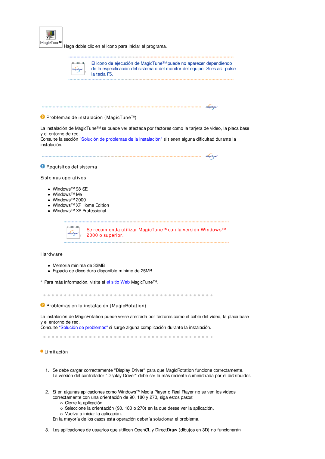 Samsung LS19MBXXHV/EDC, LS19MBPXFV/EDC, LS19MBXXFV/EDC, LS19MBPXHV/EDC manual Requisitos del sistema Sistemas operativos 