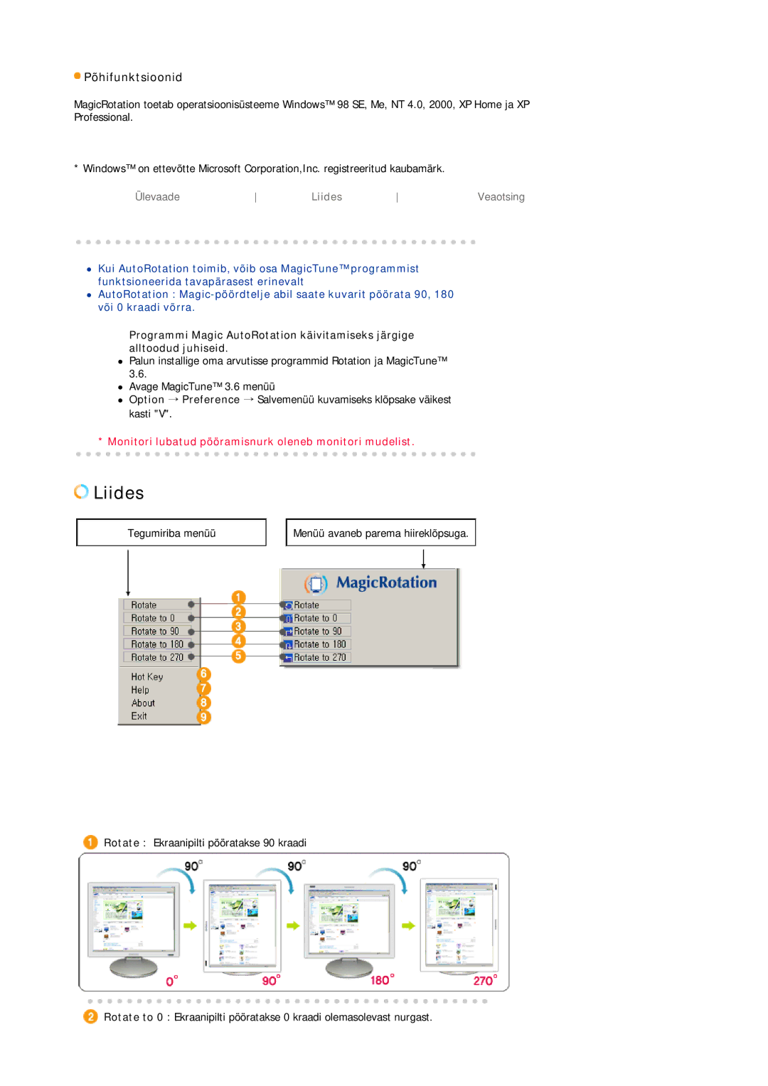 Samsung LS19MBPXFV/EDC, LS19MBXXFV/EDC, LS19MBPXHV/EDC, LS19MBXXHV/EDC manual Liides 