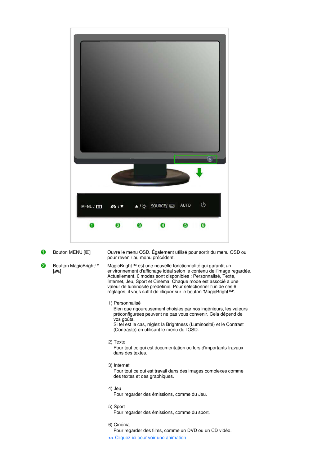 Samsung LS17MEDSBQ/EDC, LS19MEDSBQ/EDC manual Cliquez ici pour voir une animation 