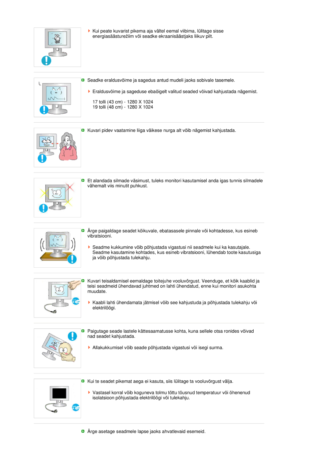 Samsung LS19MEDSBQ/EDC, LS17MEDSBQ/EDC manual 