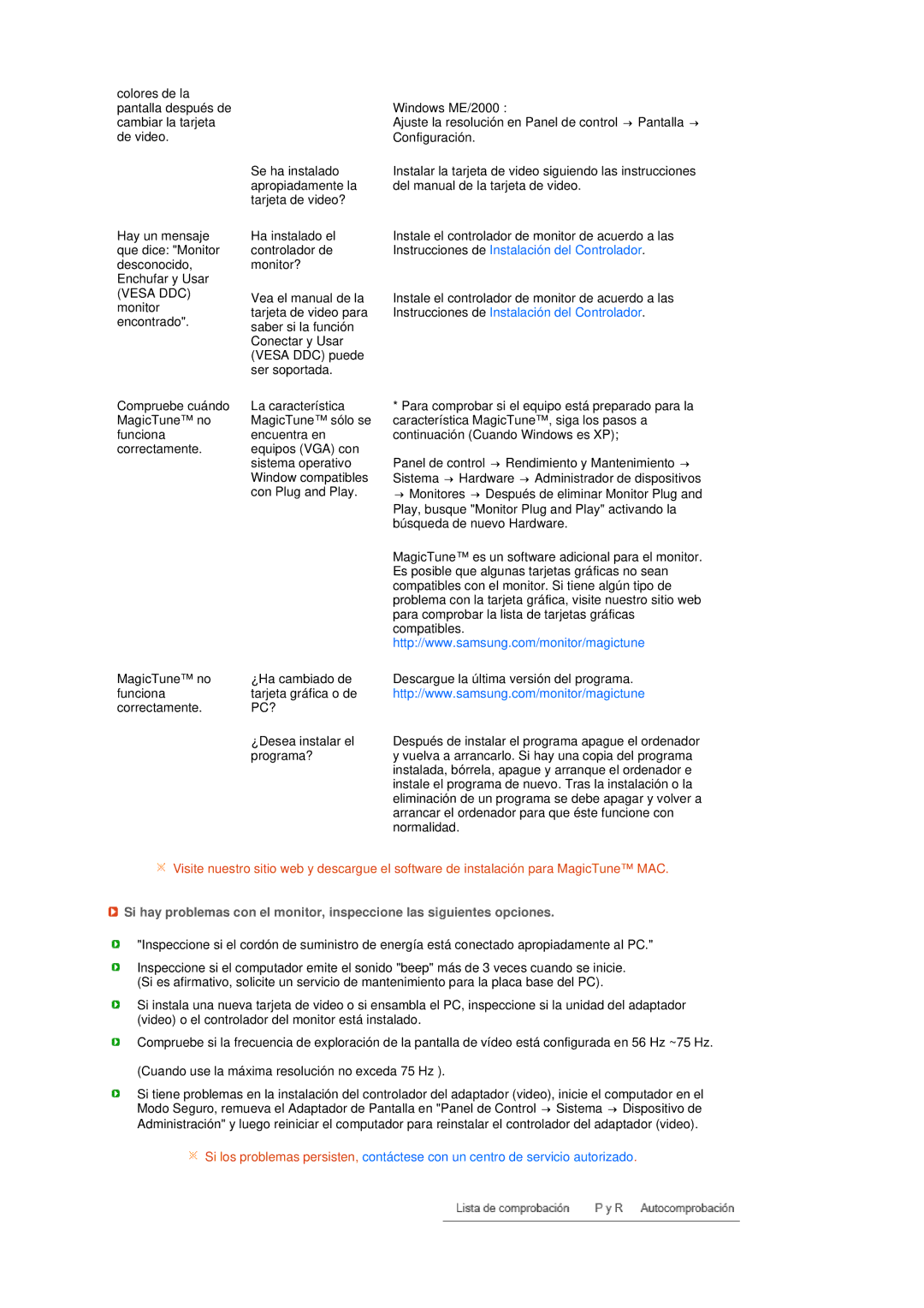 Samsung LS19MEPSFV/EDC manual Instrucciones de Instalación del Controlador 