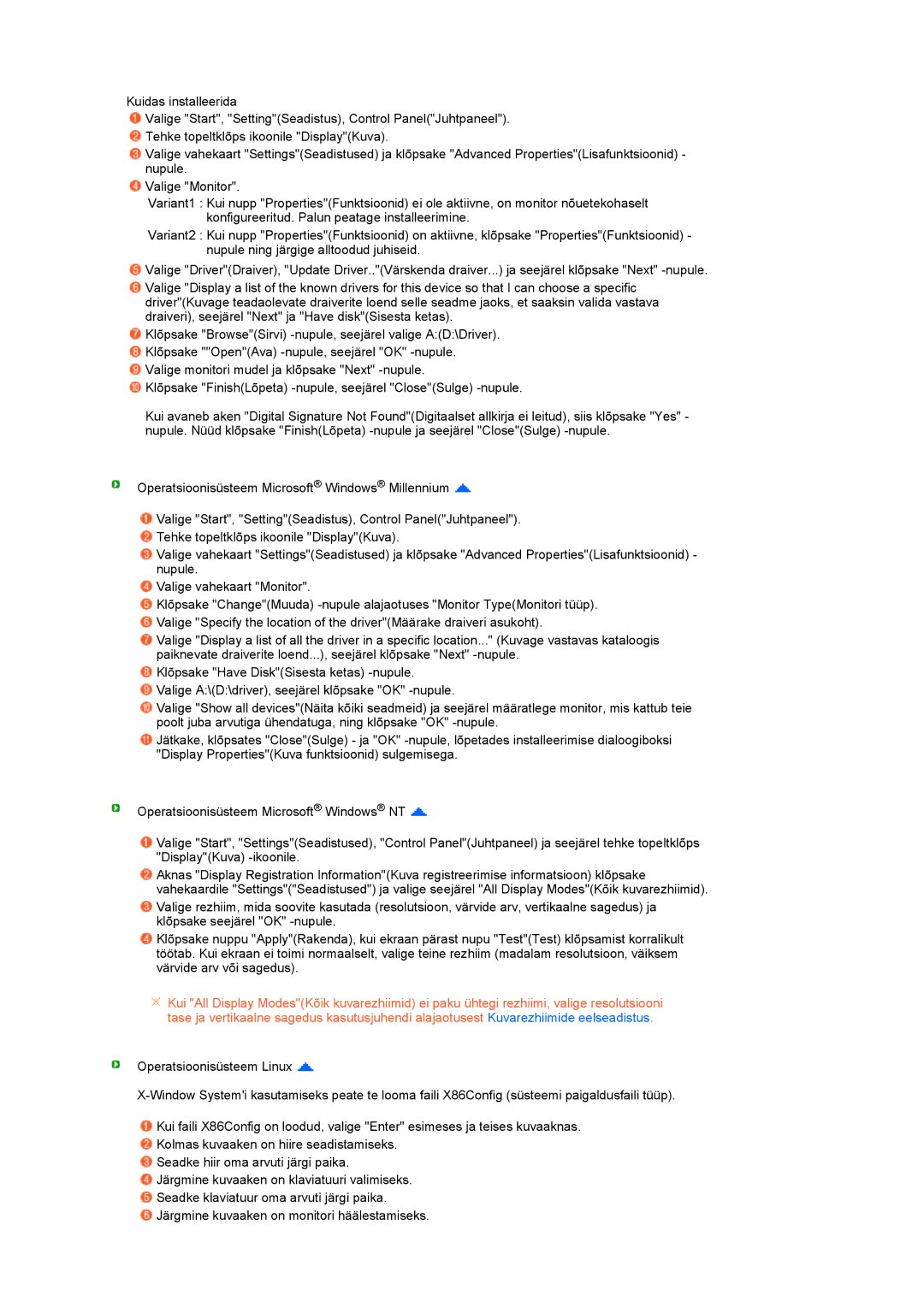 Samsung LS19MEXSFV/EDC manual 