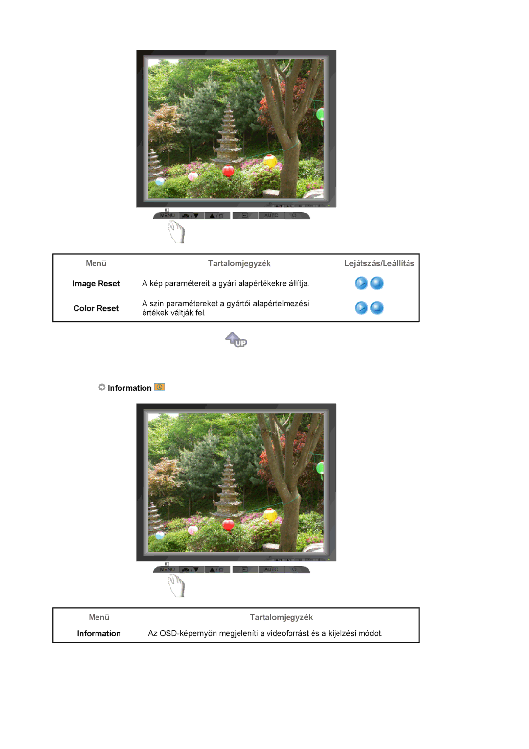 Samsung LS19MJAKSZ/EDC manual Image Reset Color Reset, Information 