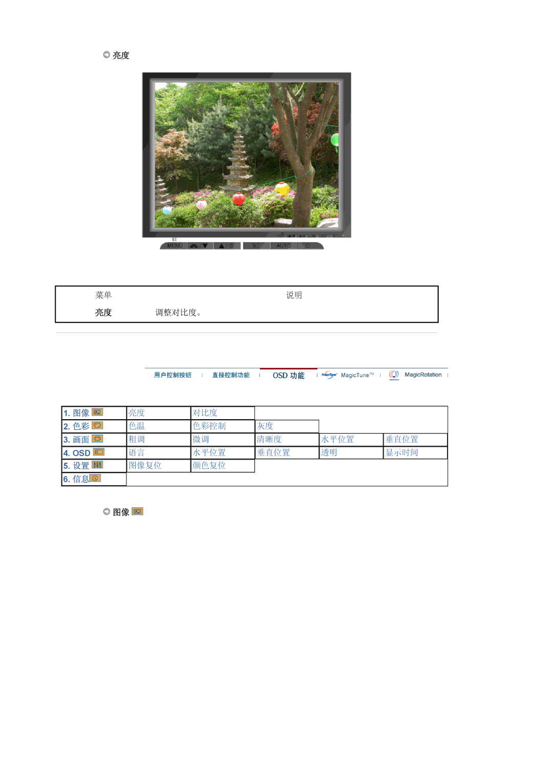 Samsung LS19MJAKSZ/EDC manual Osd 