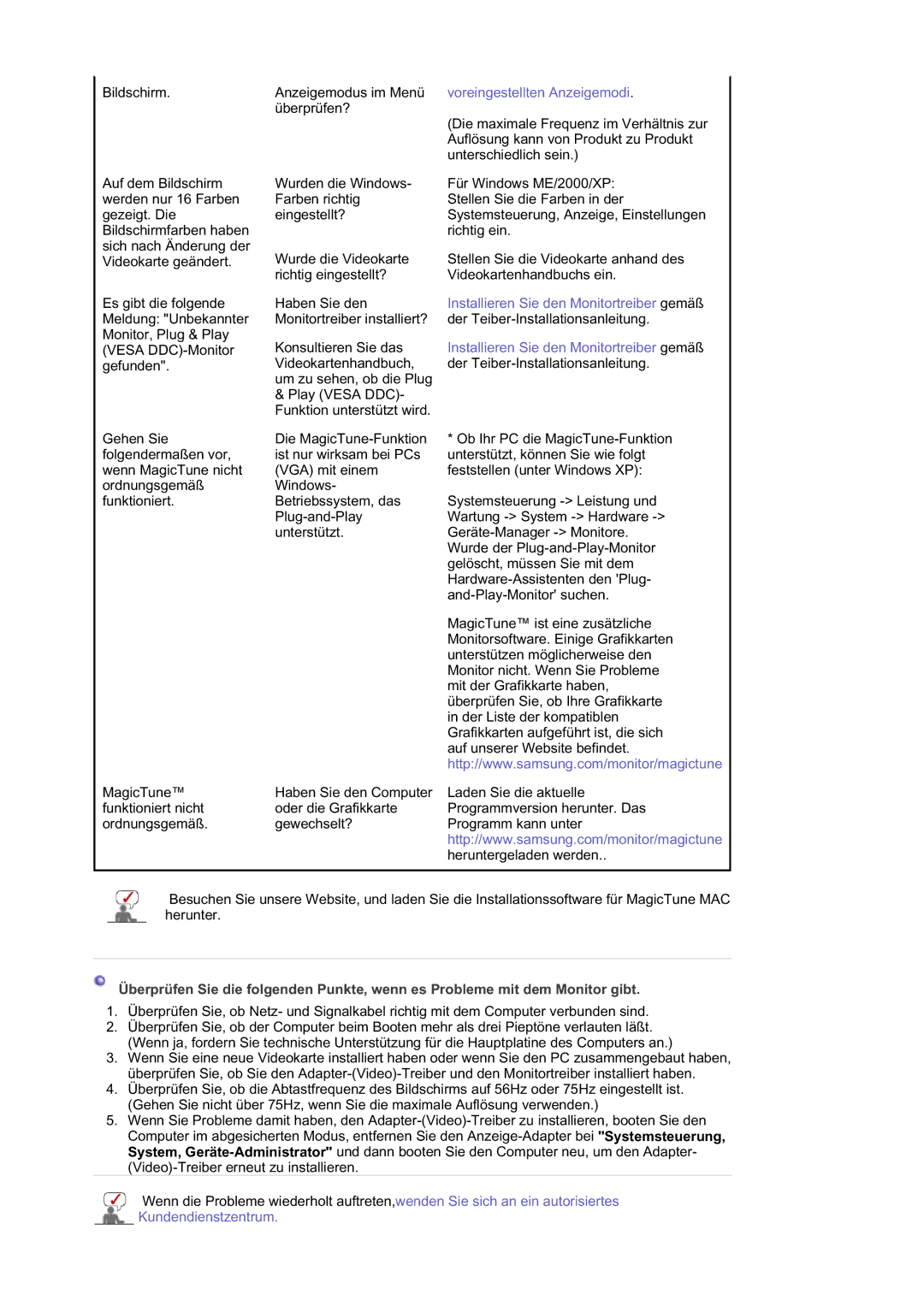 Samsung MJ19ESKSB/EDC, LS19MJQKSQ/EDC, MJ19ESTSB/EDC manual Gehen Sie 