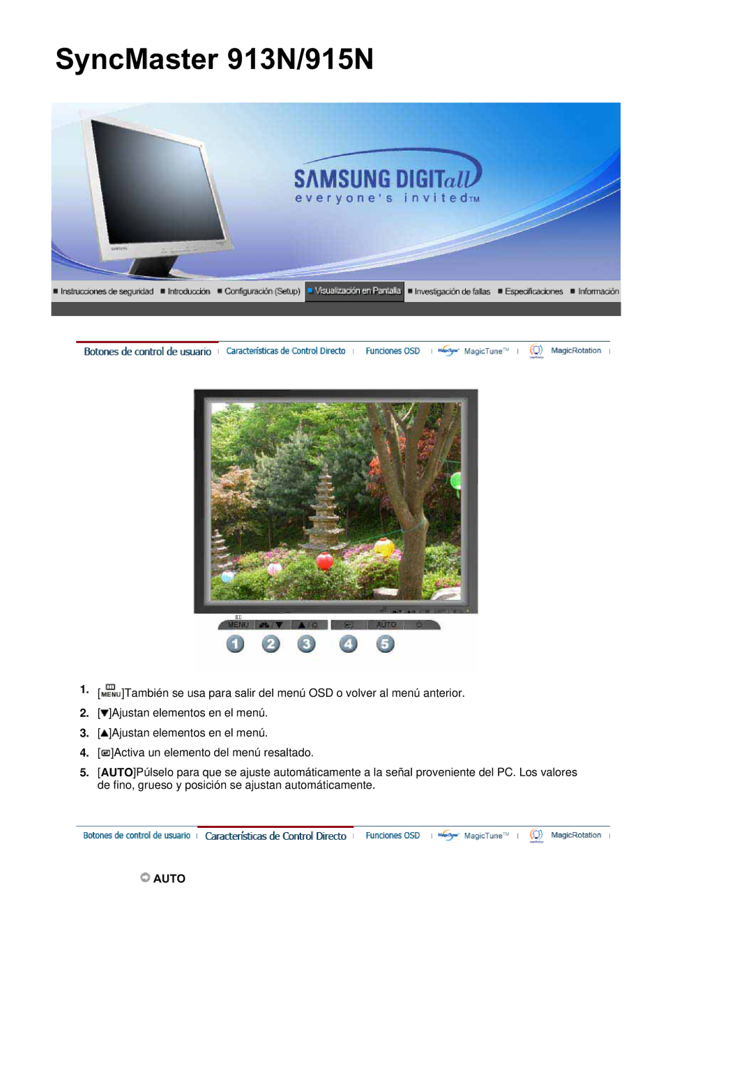 Samsung LS19MJQKSQ/EDC, MJ19ESTSB/EDC, MJ19ESKSB/EDC manual Auto 