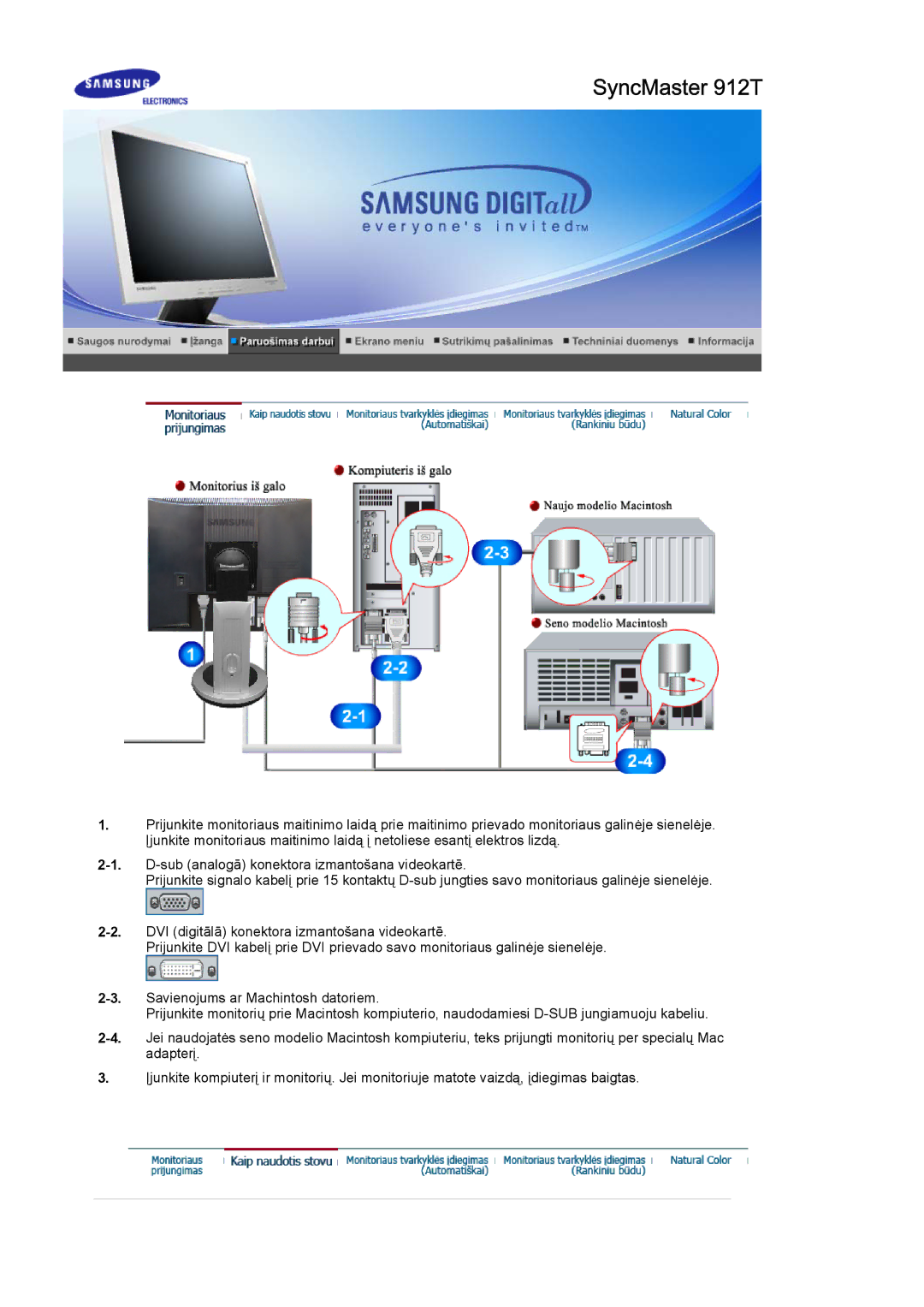 Samsung LS19MJQTSQ/EDC manual SyncMaster 912T 