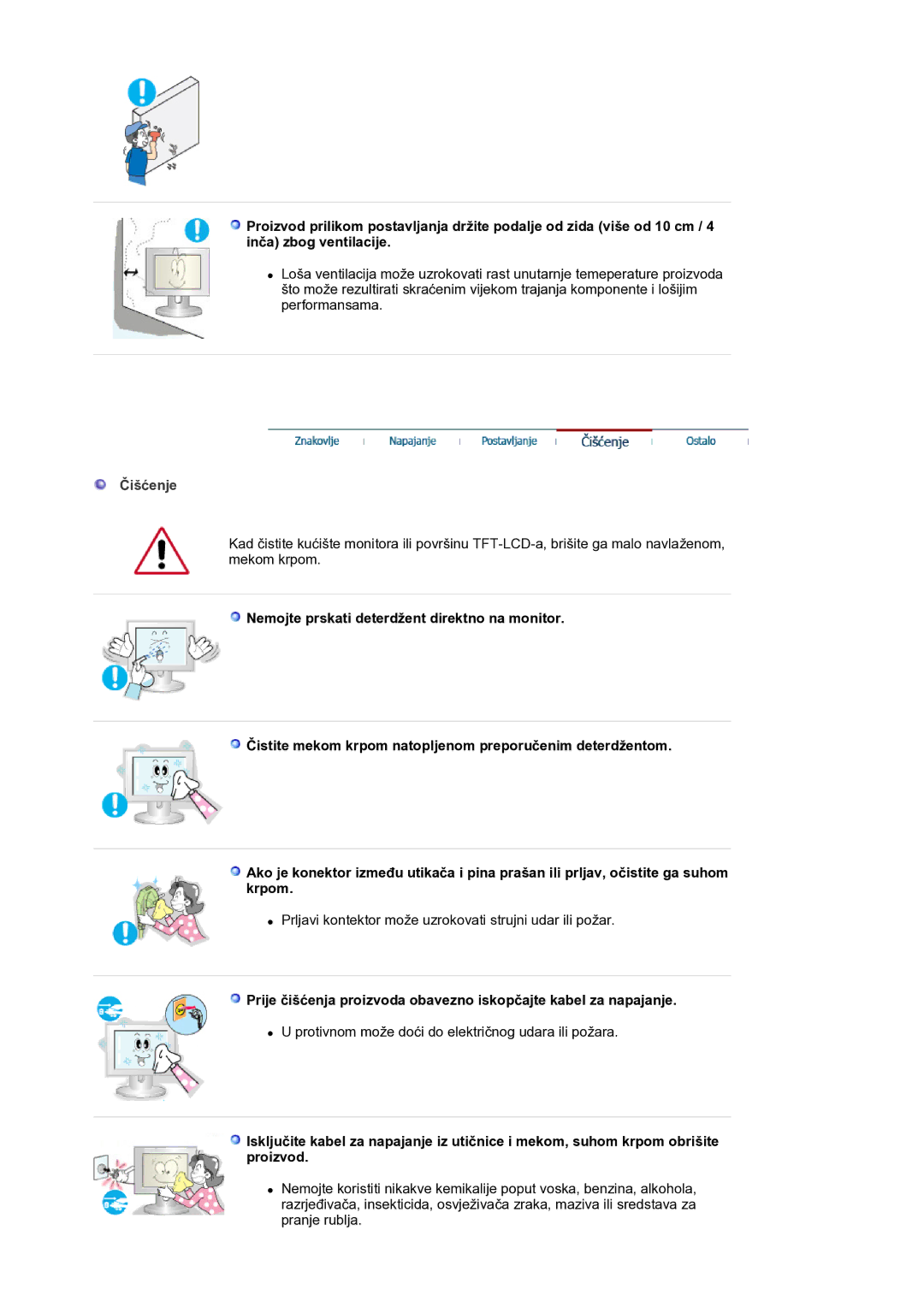 Samsung LS19MJQTSQ/EDC manual Ýišüenje 