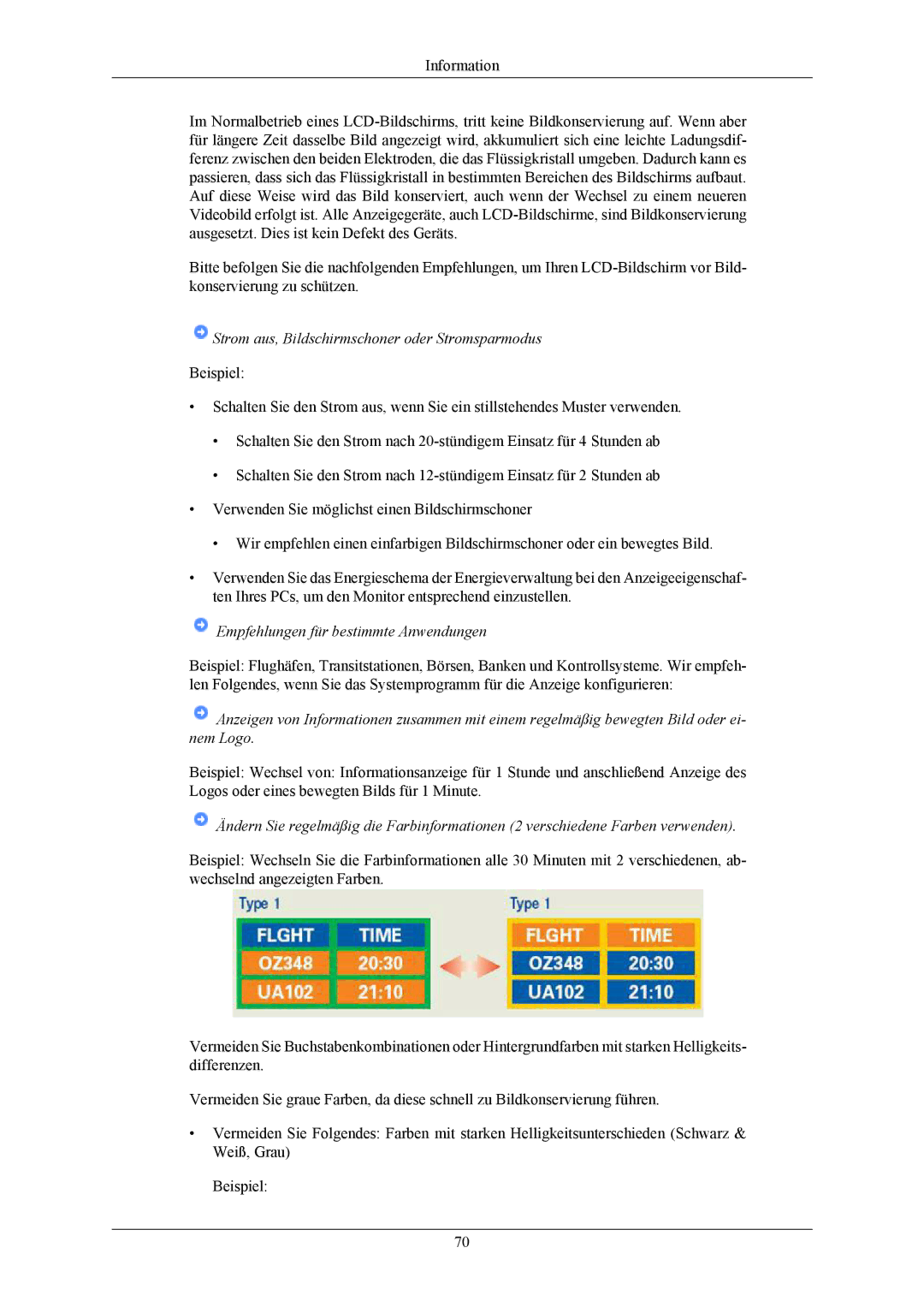 Samsung LS19MYBEBCA/EN, LS19MYBESQ/EDC, LS19MYBEBQ/EDC, LS17MYBEBQ/EDC manual Strom aus, Bildschirmschoner oder Stromsparmodus 