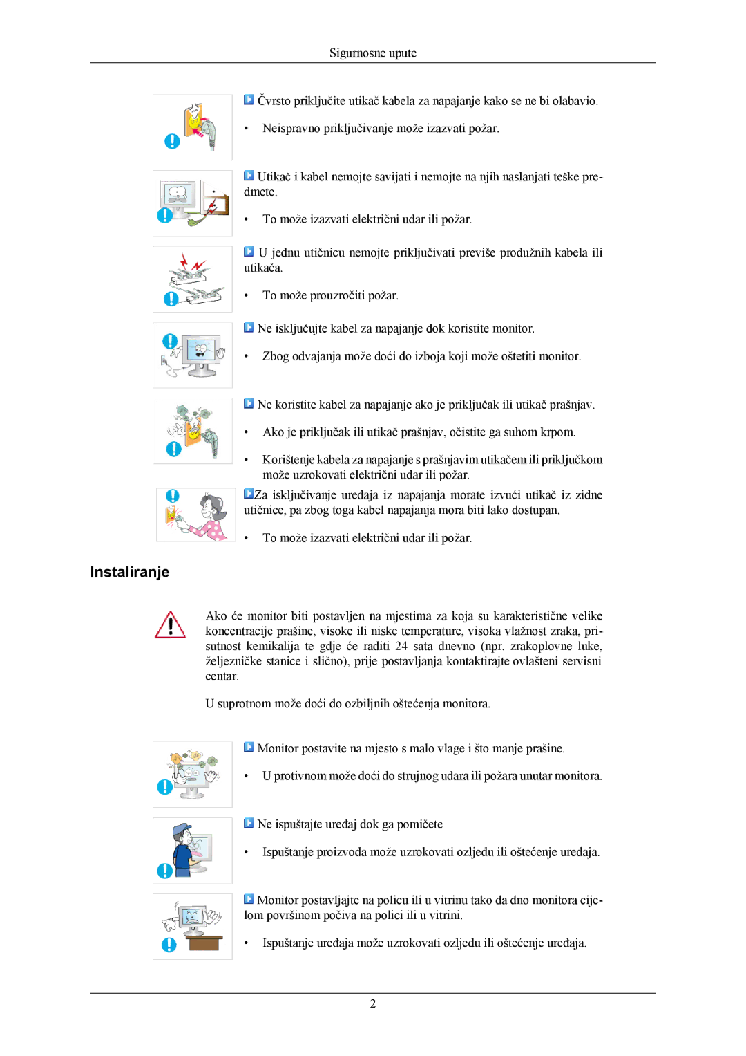 Samsung LS19MYKEBQ/EDC, LS19MYKEBCA/EN, LS19MYKESQ/EDC manual Instaliranje 