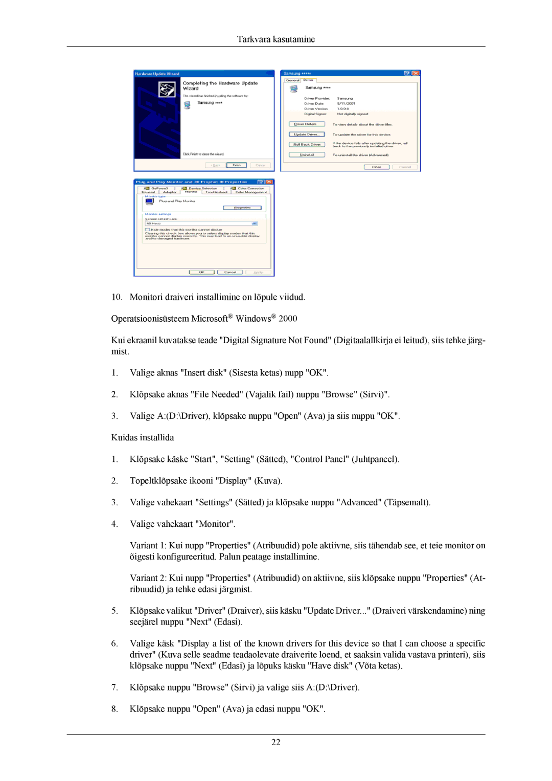 Samsung LS19MYKEBCA/EN, LS19MYKEBQ/EDC manual 