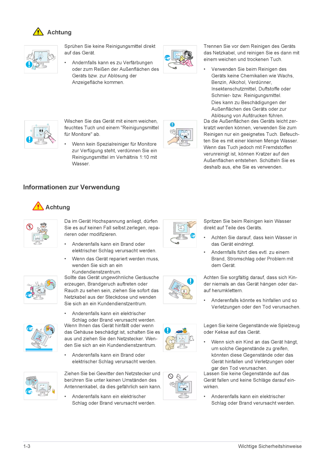 Samsung LS19NVBHB/EN manual Informationen zur Verwendung 