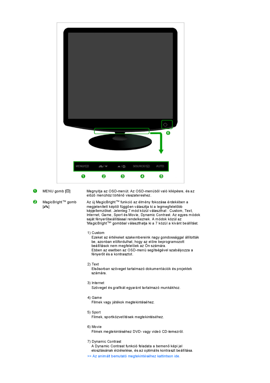 Samsung LS19PEDSFV/EDC, LS19PEDSFU/EDC manual Az animált bemutató megtekintéséhez kattintson ide 