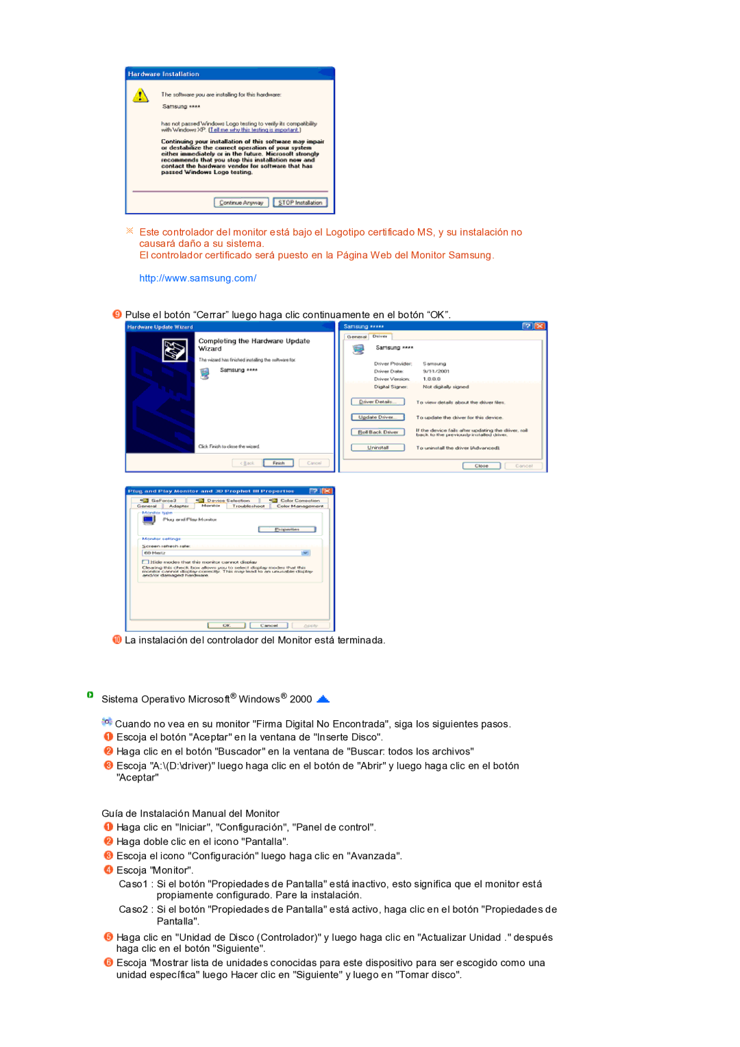 Samsung LS19PEDSFV/EDC manual 