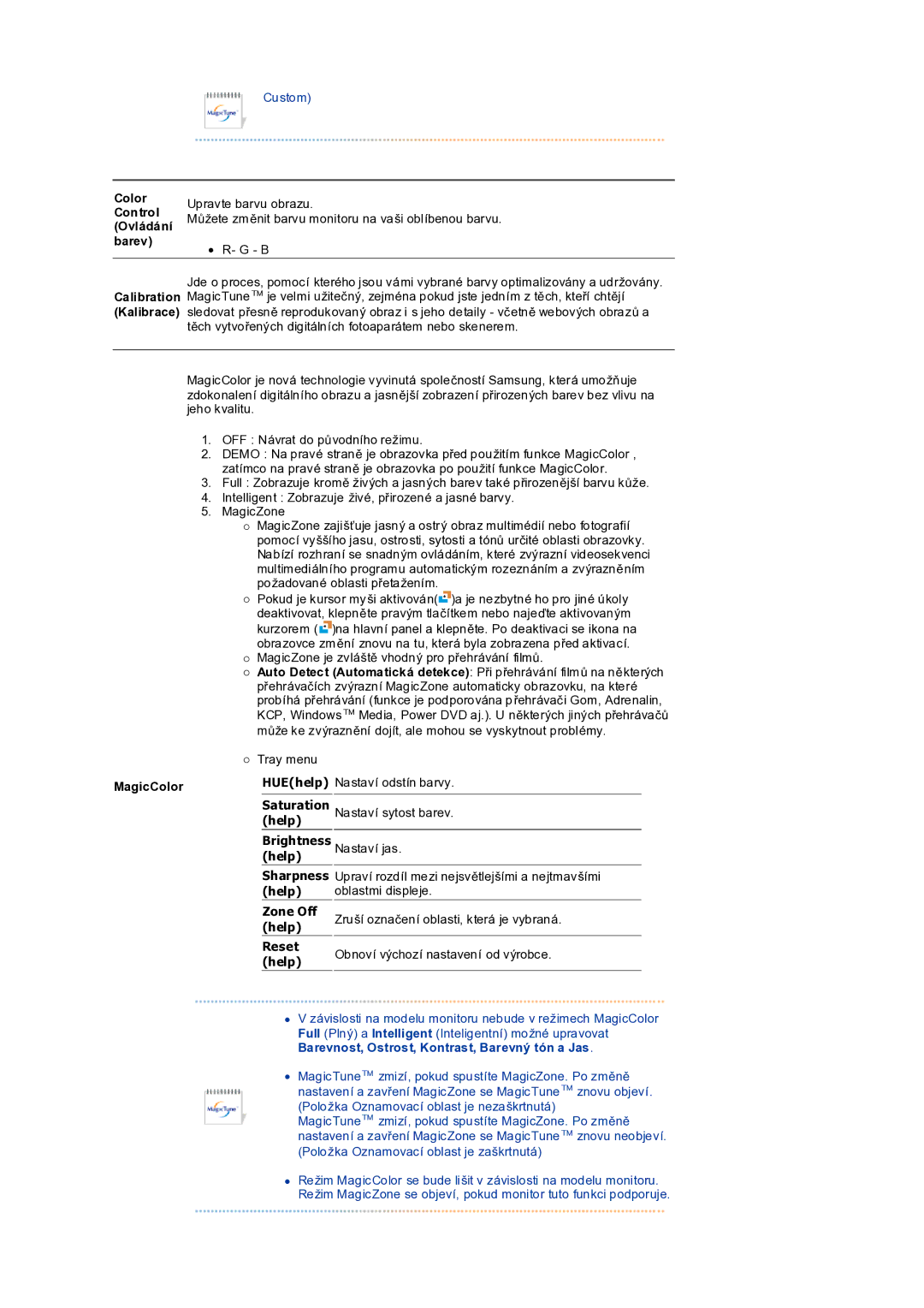 Samsung LS19PEDSFV/EDC manual Saturation 