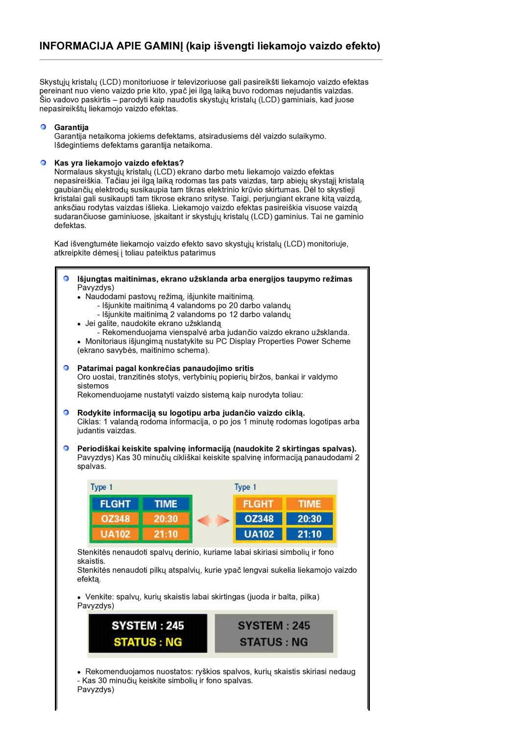 Samsung LS19PEJSFV/EDC manual Garantija 