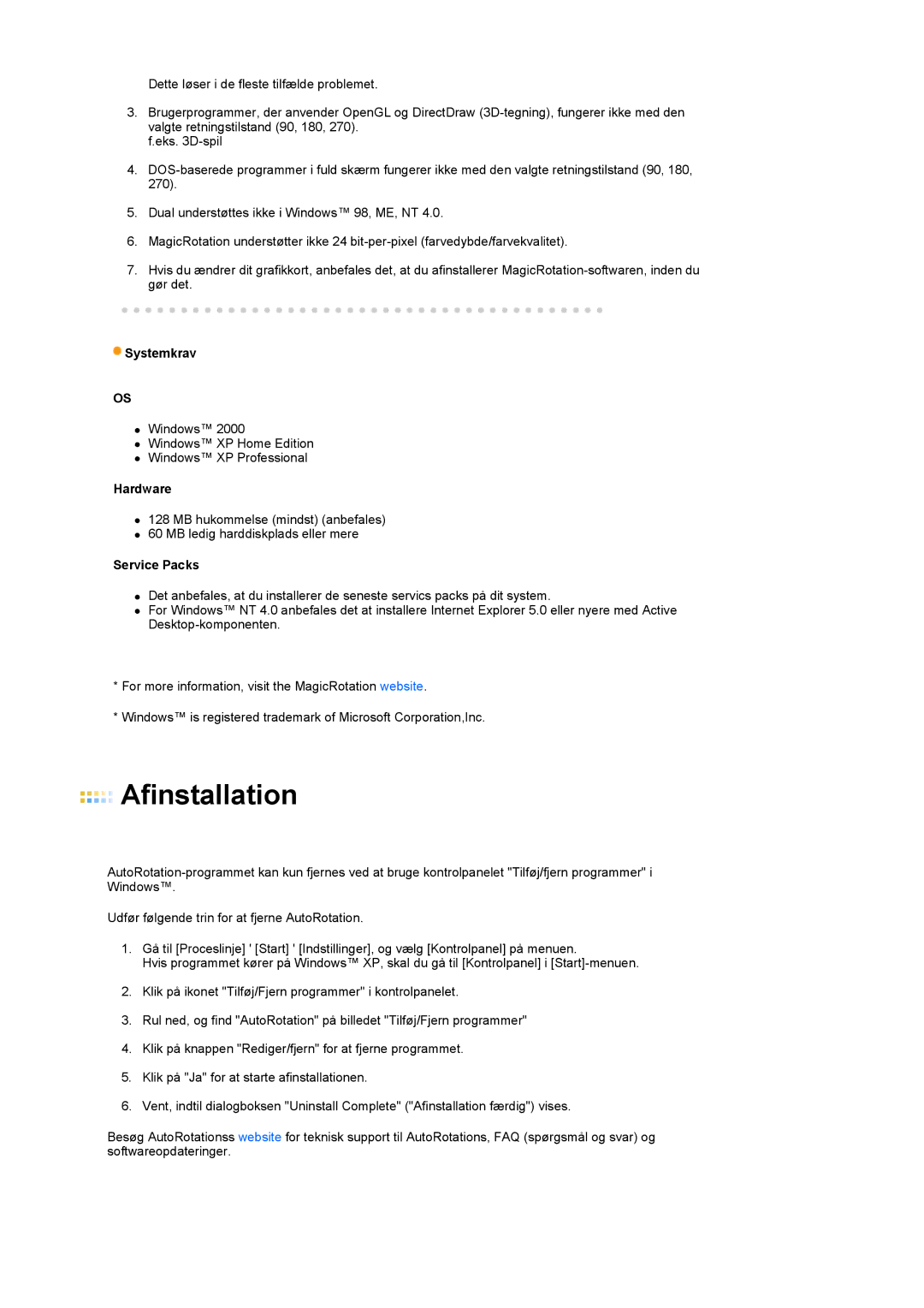 Samsung LS19PFDQSQ/EDC, LS19PFDQFV/EDC manual Afinstallation 